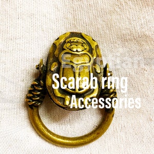 Handmade Egyptian Scarab ring - Made In Egypt