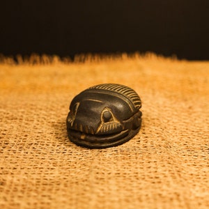 Ancient Egyptian scarab, Egyptian Scarab for protection, made in Egypt!