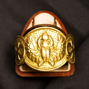 18K ゴールド アンクレット ブレスレット ネフェルティティ