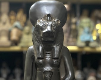 24"  statue Ancient Egyptian Sekhmet Goddess-made from Solid heavy stone-Egyptian Goddess Figurine-Mother's Day Gift