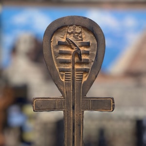 Egyptian Ankh key of life, Ankh key with Djed of god Osiris. customized materials are available - Made In Egypt