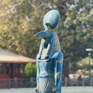 piece for God Thoth Statue , God of writing and wisdom , Handmade Statue made in Egypt,  Mother&#39;s Day Gift