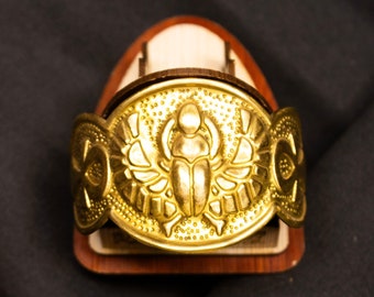 Egyptian Scarab Bracelet, handmade in Egypt with care and love
