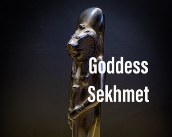 Stunning Goddess Sekhmet Statue - Sekhmet Goddess - Made With Egyptian Hands & Soul