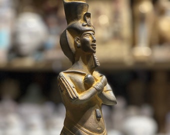Antico egiziano Akhenaton/Echnaton/Akhenaton, re Akhenaton (antico faraone egiziano) - Prodotto in Egitto