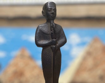 Egyptian god Ptah statue, God Ptah Art statue. Ancient Egyptian God PTAH.