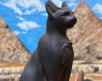 Egyptian Cat Bastet statue - Made by Egyptian hands