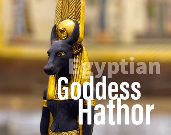 Manifest Goddess hathor statue , Cow Goddess in Ancient Egypt , Made in Egypt