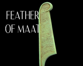 Amazing Replica Goddess Maat Feather - Feather of Maat - Handmade Feather - Egyptian Maat - Home decor - Made In Egypt