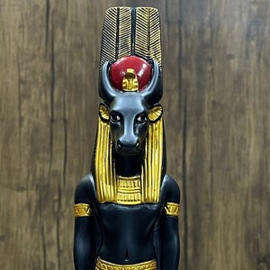 Egyptian Goddess Hathor, Goddess Hathor with cow face form, Goddess of solar, Goddess of the Sky-Made In Egypt-Mother&#39;s Day Gift