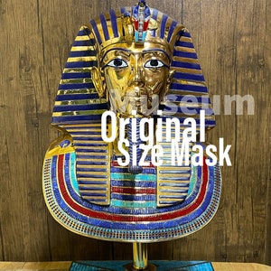 Original Size King Tutankhamun Mask, Copy Mask for King Tutankhamun. The only one on the world.