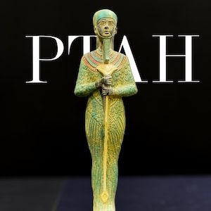 Egyptian God Ptah, God Ptah. patron of craftsmen and architects - God Ptah - Egyptian Ptah - Ptah sculptures - made in Egypt
