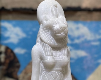Egyptian Goddess Sekhmet, Ancient Sekhmet statue for sale - Made In Egypt - Mother&#39;s Day Gift