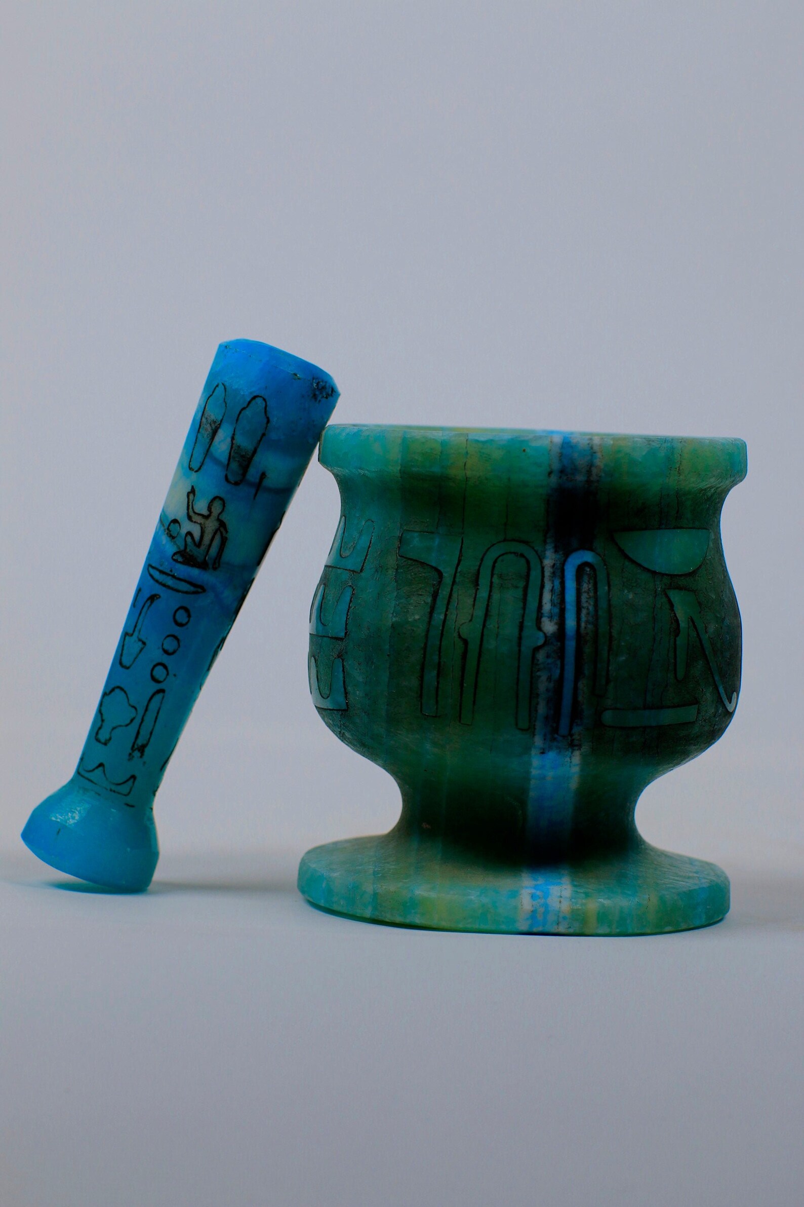 Vintage Ancient Mortar and Pestle Carved from Spiritual Etsy