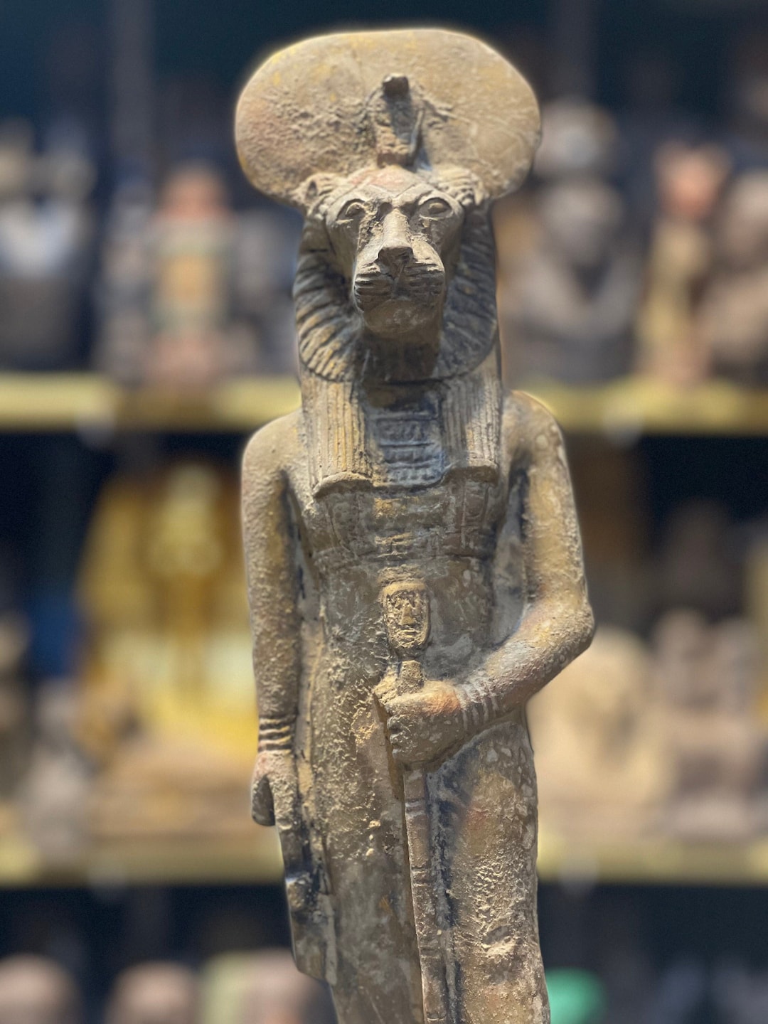 Furious Sekhmet Statue, Egyptian Goddess Sekhmet, the Goddess of ...