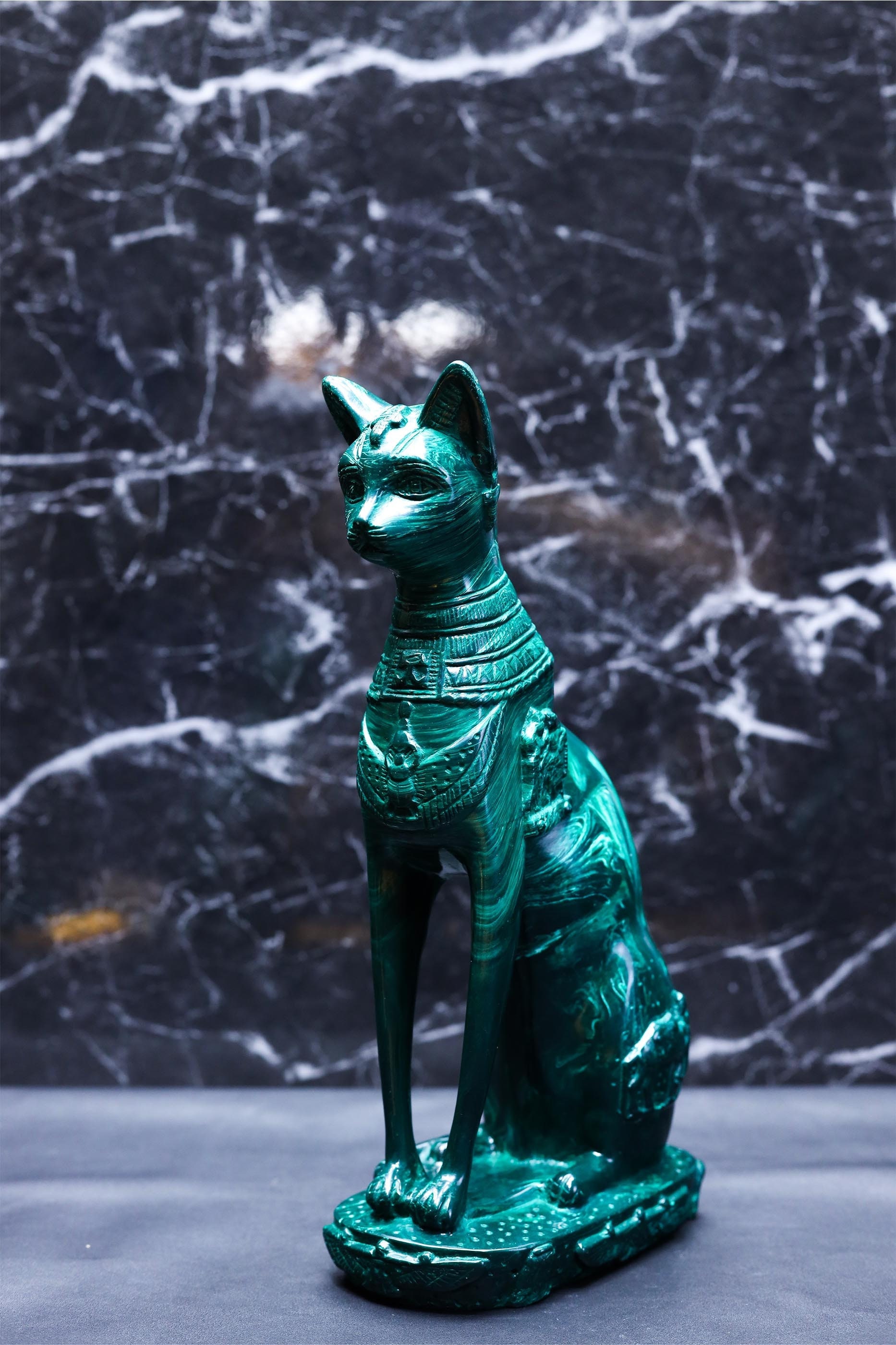 Egyptian cat statue large - Etsy 日本