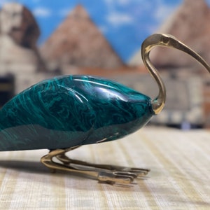 Ibis Thoth statue made from Brass, Egyptian Ibis bird, God Thoth Ibis form