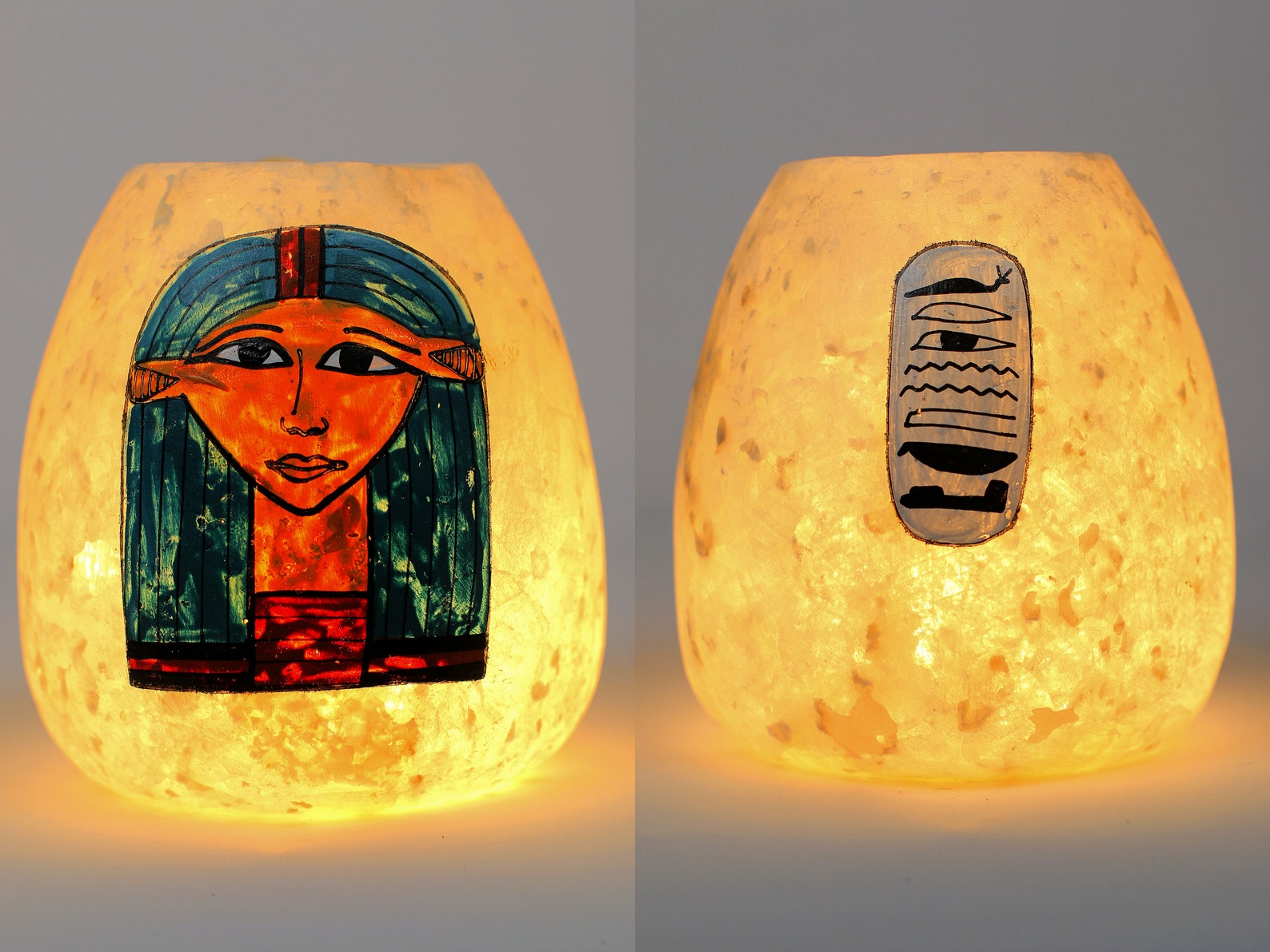 Spiritual Ancient Egyptian Candle/Flower Holder with Goddess Etsy