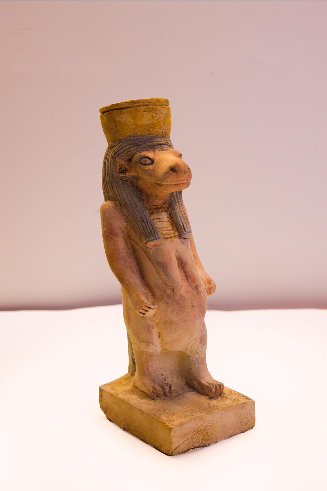 God Taweret Statue, Egyptian Taweret, Handmade Statue in Ancient Egypt
