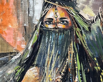 古代エジプト パピルス 天空の女神ヌート 絵画 額縁付き 額装済み アート 女神ヌトのエジプトパピルス画、天上の寝室の壁飾り（17×13インチ - 43