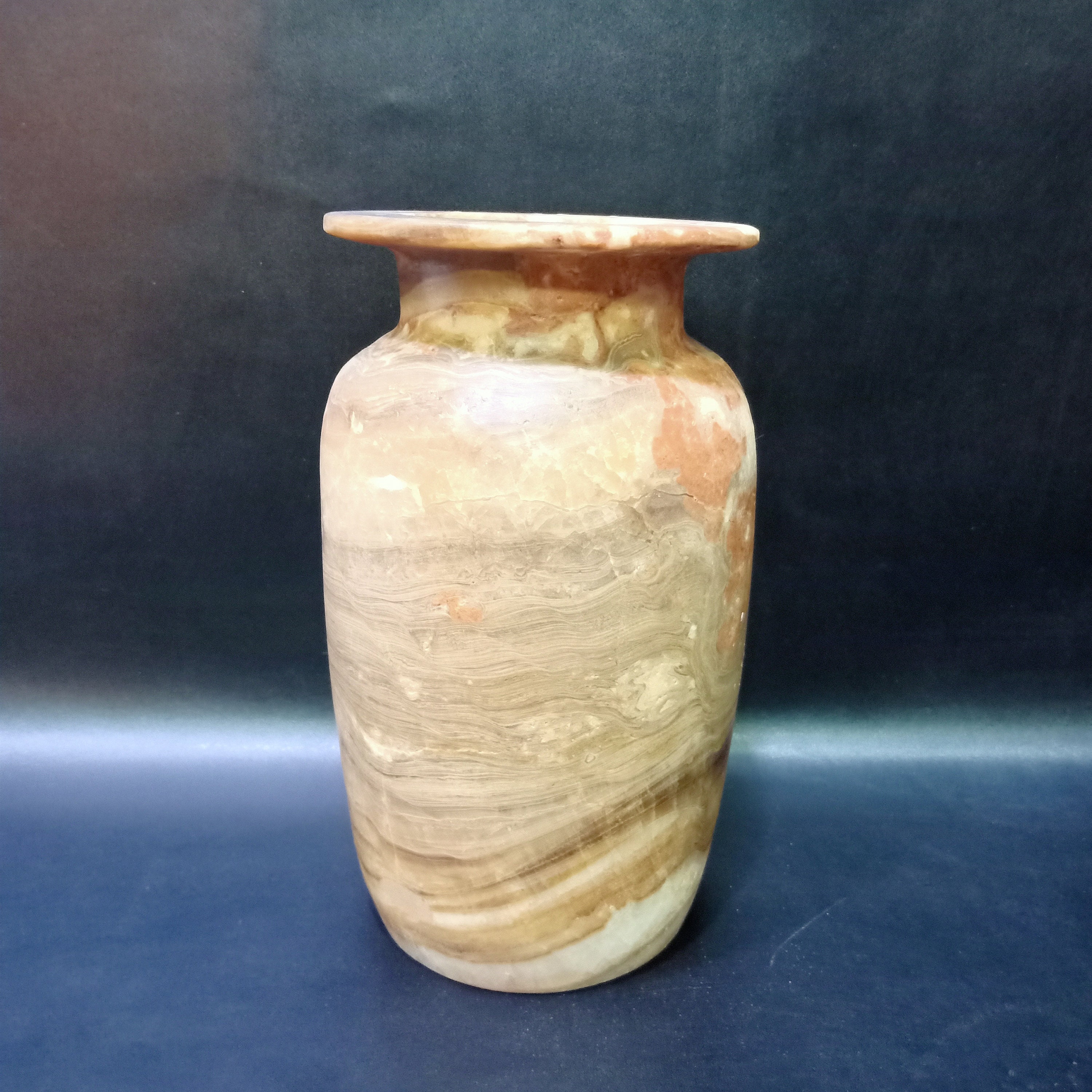 Unique Egyptian Alabaster Vase with amazing colors you can use Etsy