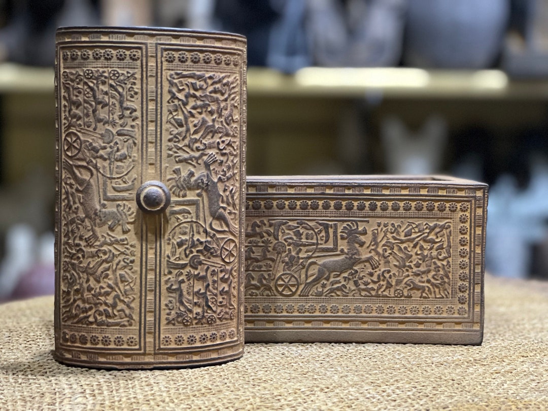 Egyptian Jewelry Box, Egyptian Gift Box From Egypt, Battle of Kadesh