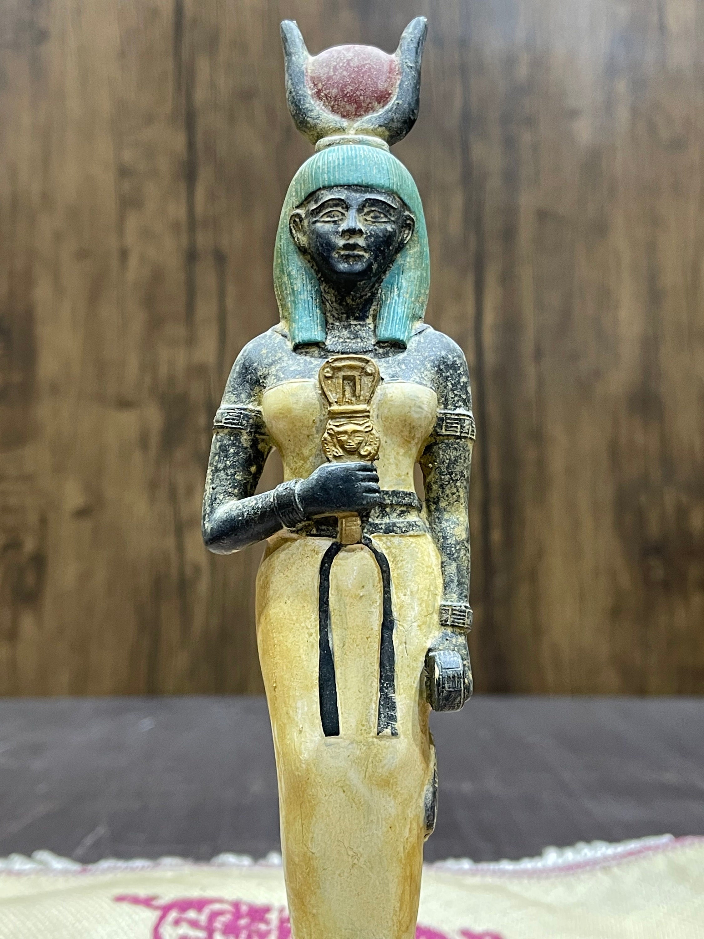 1894年　自由の女神ヘッドドレス　1ポンド（16オンス）　純銅アートバー エジプトの女神ハトホル、太陽の円盤を持つハトホル、太陽の女神、天空