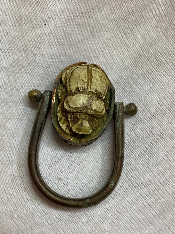 Antico anello scarabeo egiziano, anelli replica dell'antico Egitto