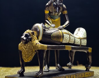 古代エジプトの神アヌビス像、ツタンカーメンのミイラ化過程 - Etsy 日本