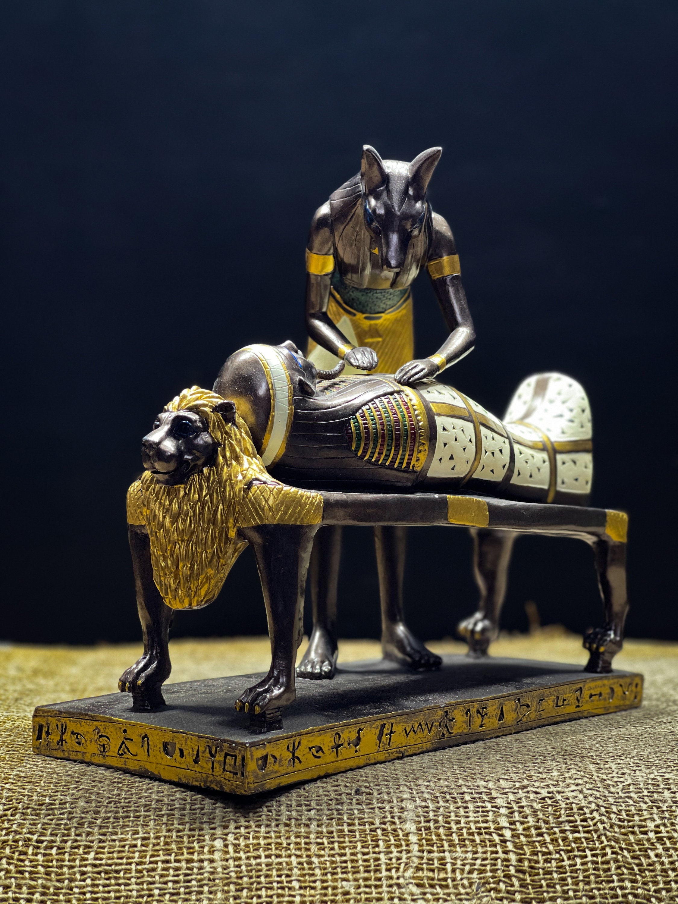 IMPERIAL TREASURES エジプト　ツタンカーメン　　アヌビス Amazon.co.jp: 、古代エジプト 死後の神アヌビス ツタンカーメン