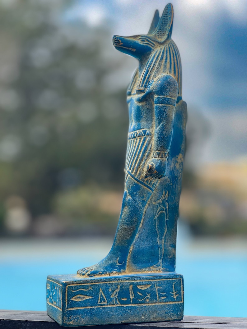 Ancient Egyptian God Anubis Statue , God of Mummification and ...