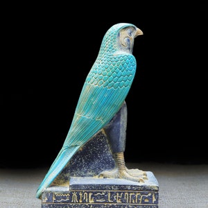 Horus statute, God Horus, god of the sky, Falcon Horus statue for sale, made in Egypt