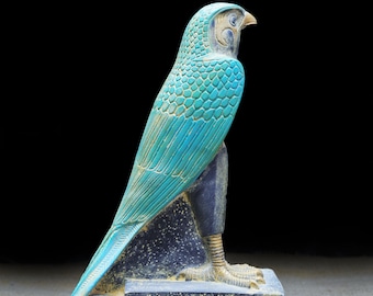 Horus statute, God Horus, god of the sky, Falcon Horus statue for sale, made in Egypt