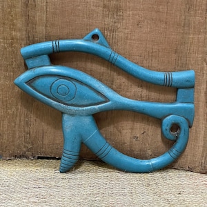 Blue Eye of Horus wall hanging.