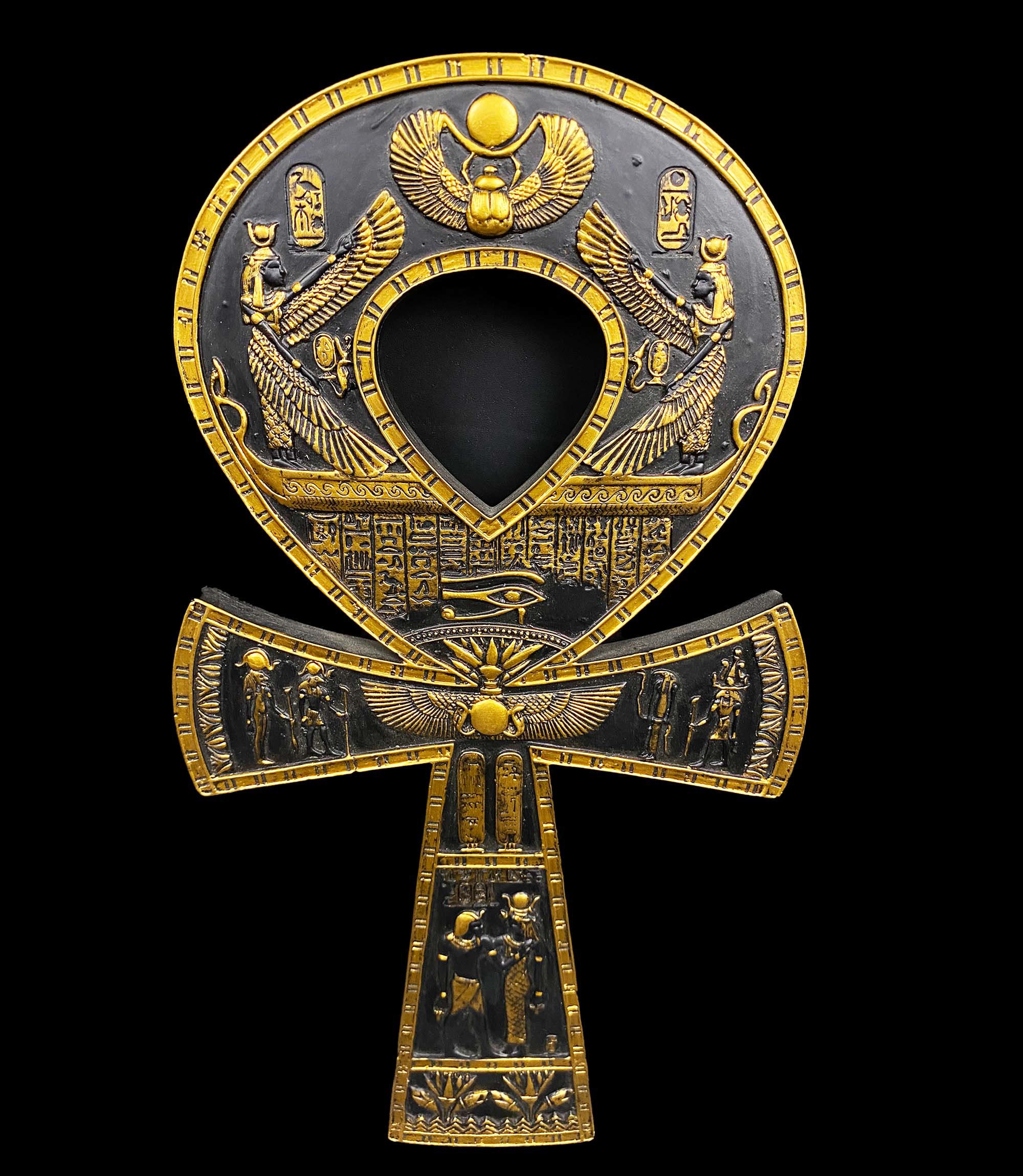 エジプトのアンクのレプリカ - 生命の鍵 - エジプト人の手と魂で作られ