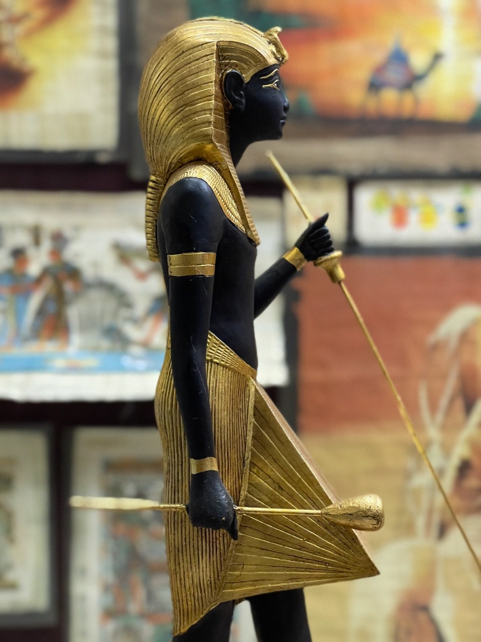 King Tutankhamun Guardian Statue. King Tutankhamun Statue. - Etsy Canada