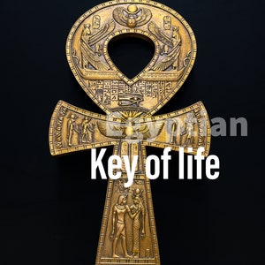 Ancient Egyptian Ankh - Key Of Life - Made With Egyptian Hands & Soul