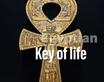 Ancient Egyptian Ankh - Key Of Life - Made With Egyptian Hands & Soul