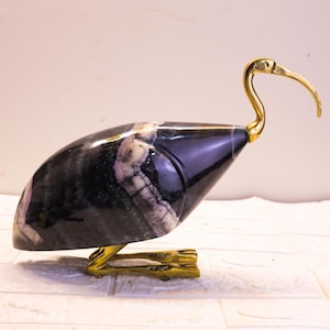 Ibis Thoth figurine, Egyptian Ibis bird, God Thoth Ibis form