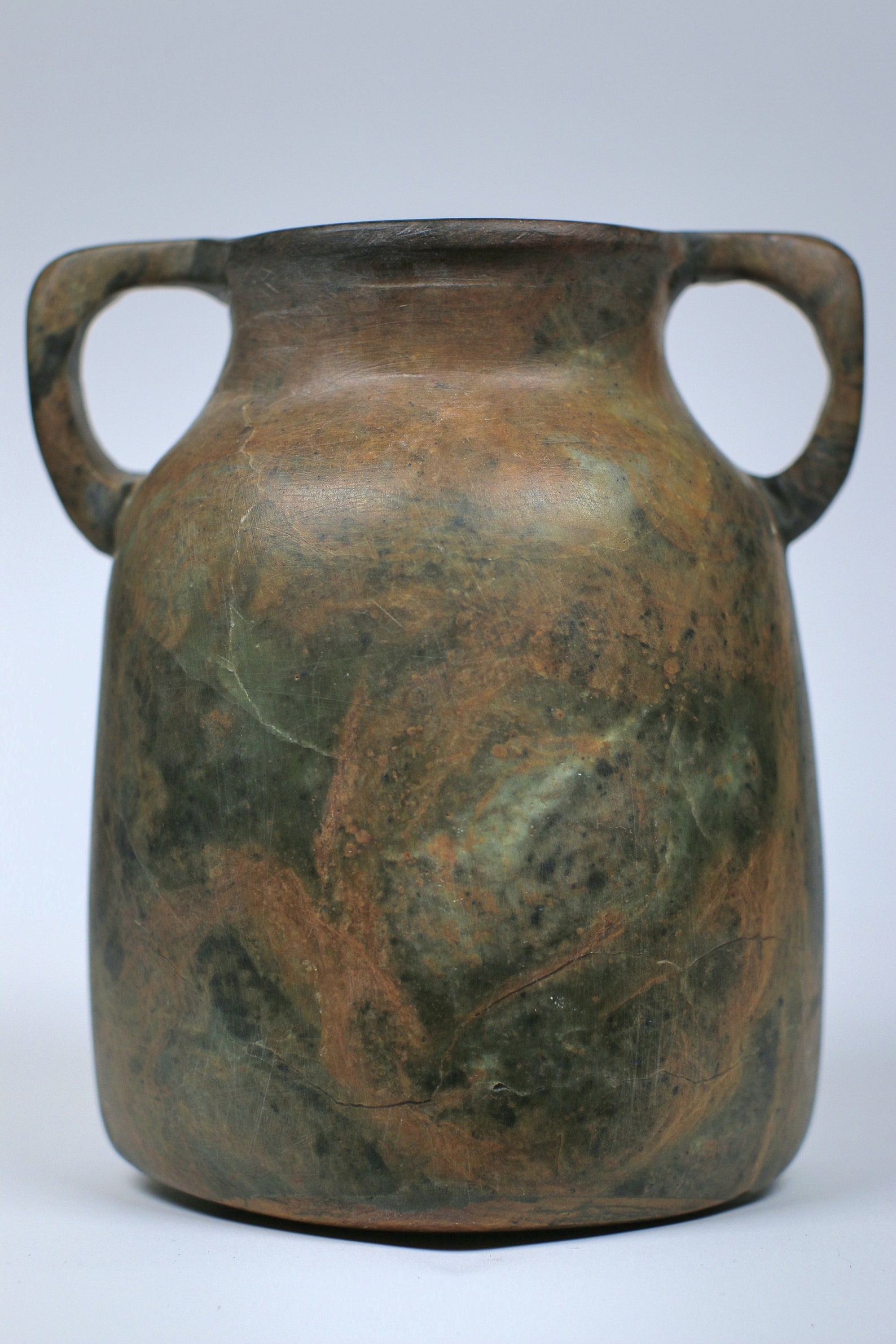 Magnificent Green ALABASTER Vase can be used as a Etsy