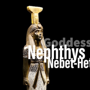 Spectacular Egyptian Goddess Nephthys statue - Made In Egypt
