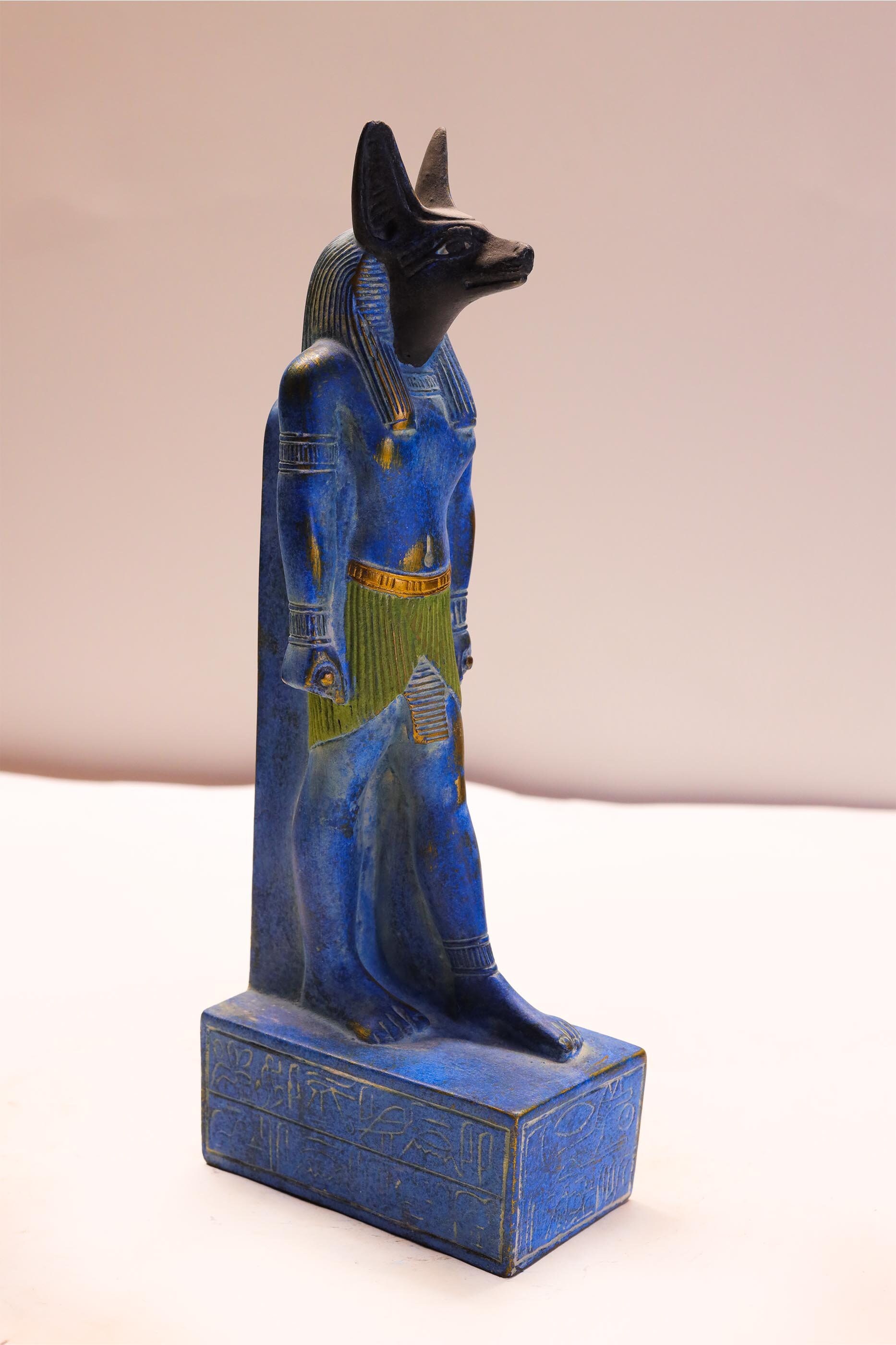 古代エジプト アヌビス 像 KM046 アヌビス神 犬 古代エジプト 像 置物