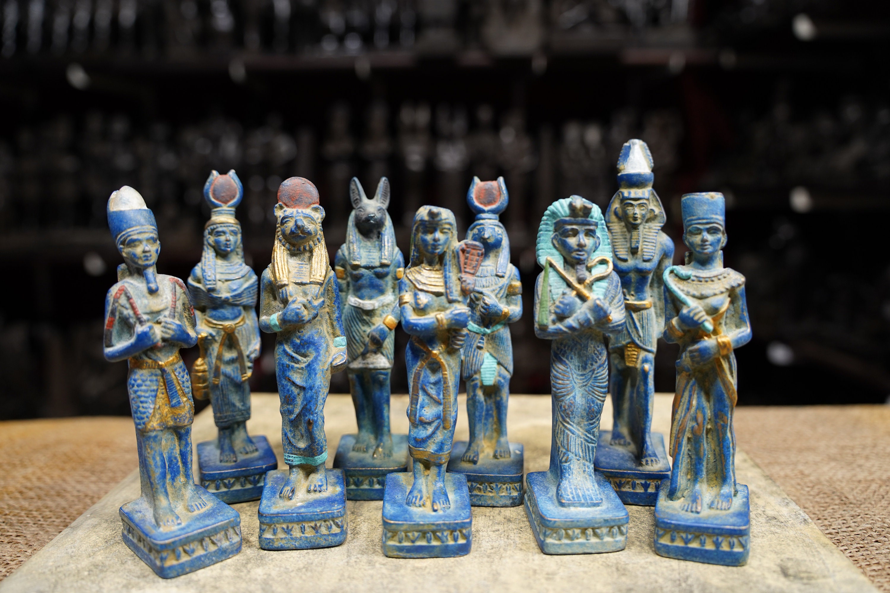 Set of Egyptian Gods and Goddesses , Made in Egypt With Love and Care ...