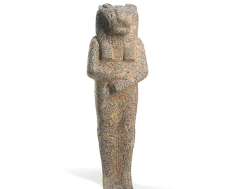 Egyptian Goddess Sekhmet Granite Statue.