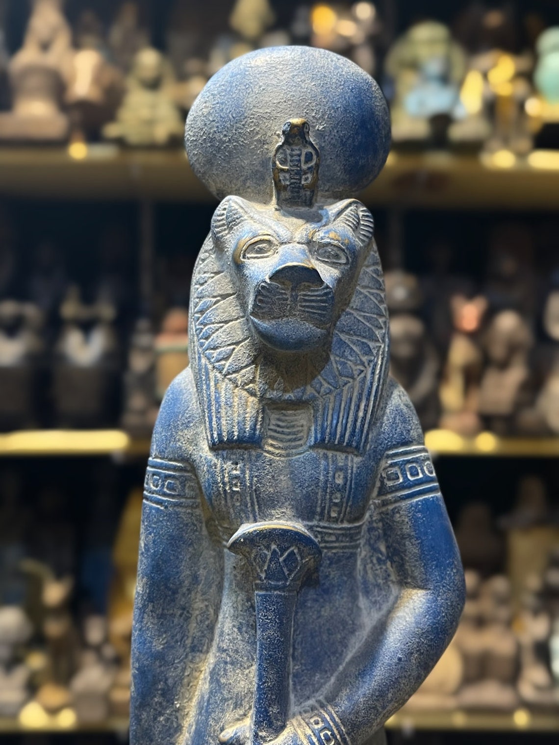 Ancient Egyptian Sekhmet Goddess, Goddess Sekhmet Statue Made From ...