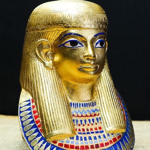 Reina Tuya, Reina Thuya, Máscara Egipcia hecha a mano - hecha en Egipto con cuidado y amor