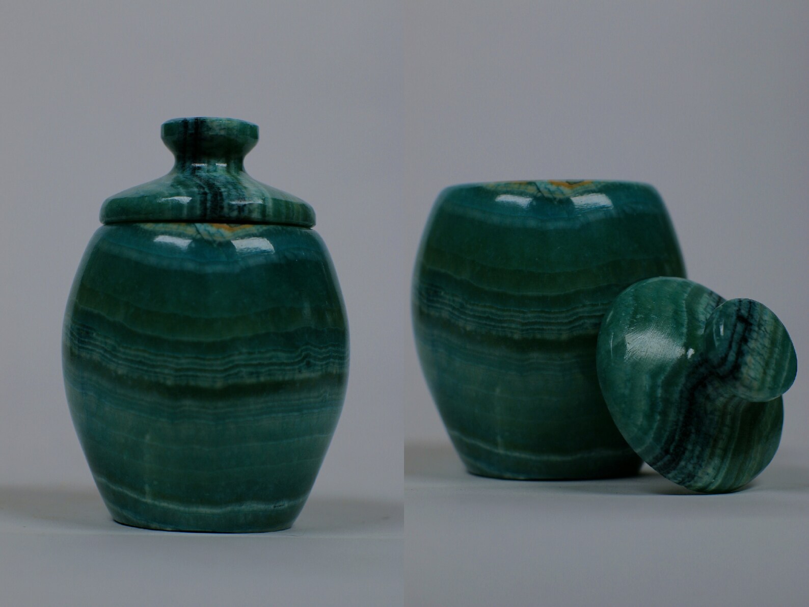 Ancient Jewelry Box Carved from Green Alabaster Healing and Etsy