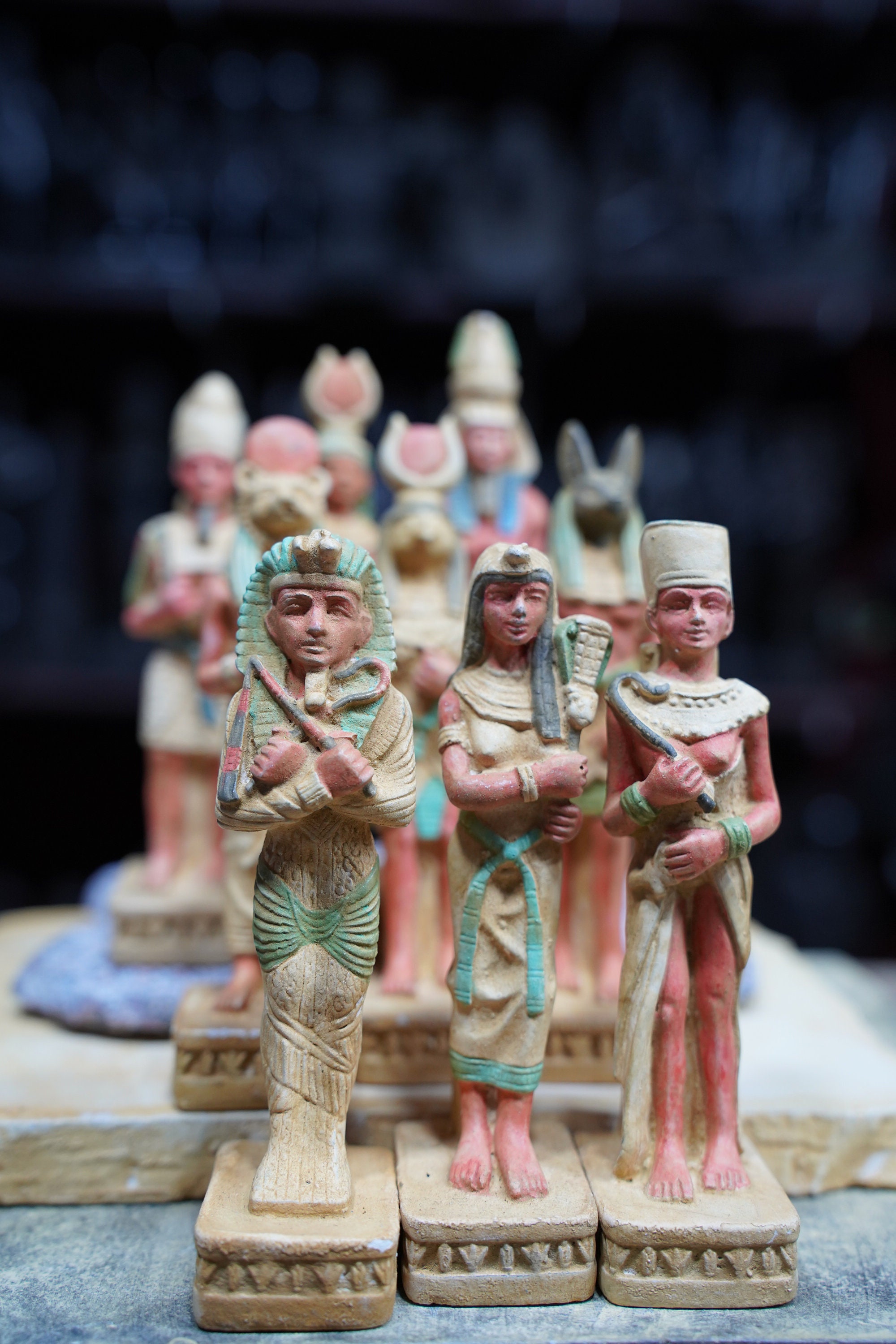Set of Egyptian Gods and Goddesses, Made in Egypt With Love and Care - Etsy