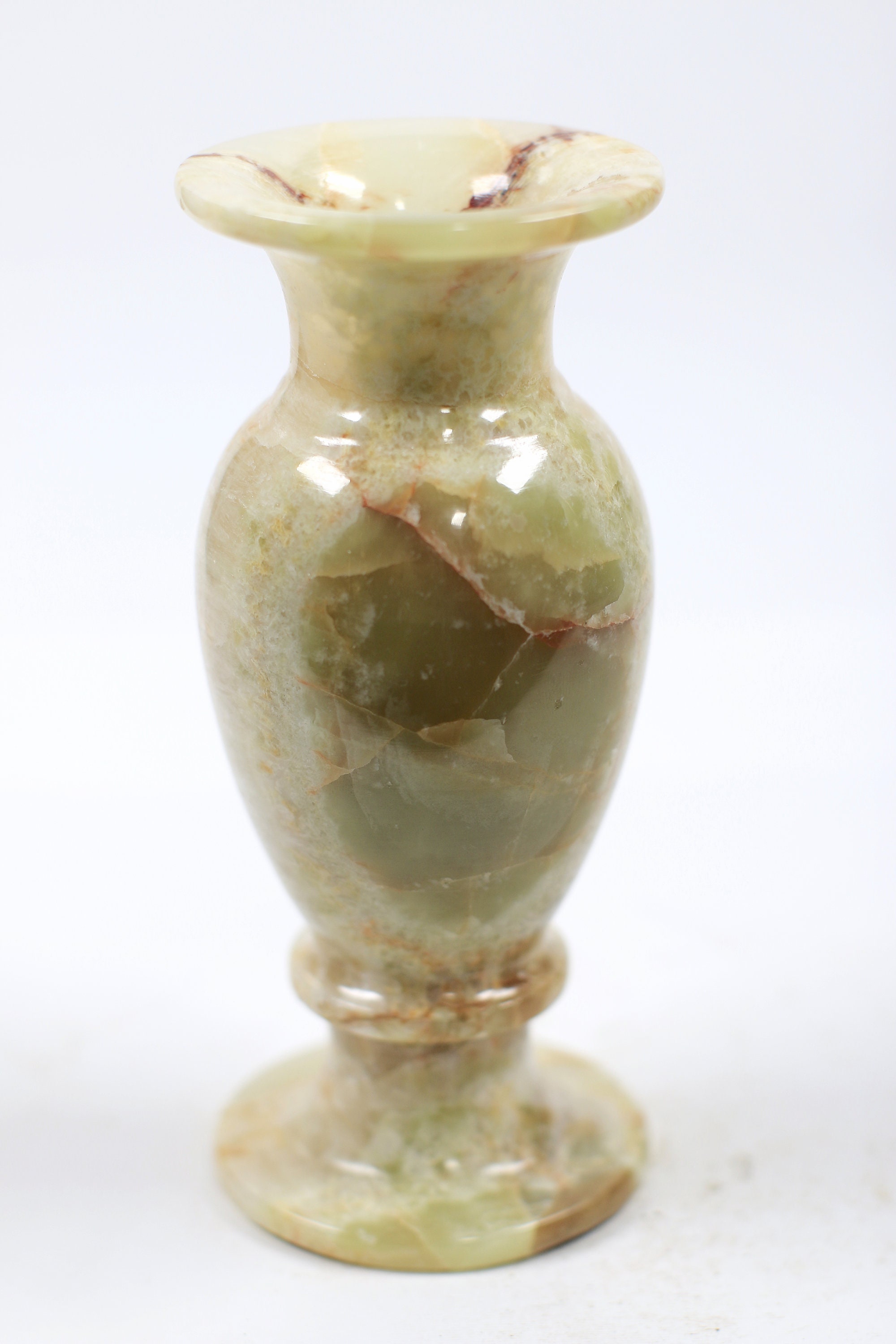 Stunning Light Green/Off White Onyx Vase Handmade in Egypt Etsy
