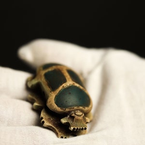 Ancient Egyptian scarab, Good luck scarab, Customized materials available, handmade in Egypt